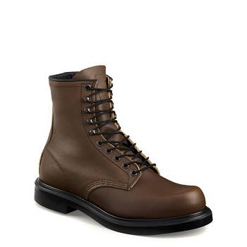 Red Wing Férfi SuperSole 8-inch Soft Toe Munkavédelmi Bakancs Barna